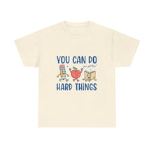 "You Can Do Hard Things" Back to  School Tee with Cute Characters