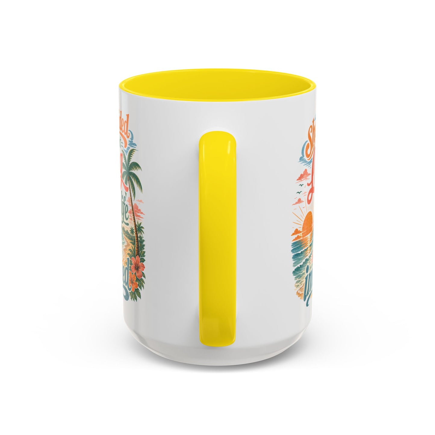 *Customizable* Living the Life Coffee Mug — "She Decided to Start Living the Life She Had Imagined"