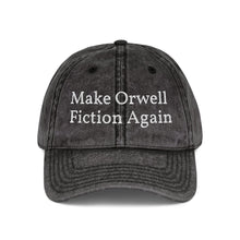 Make Orwell Fiction Again Embroidered Vintage Cap