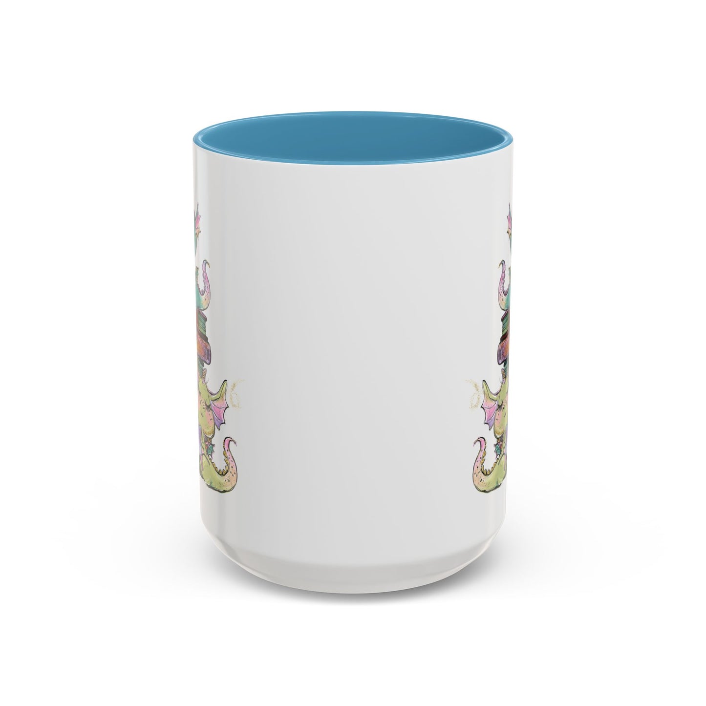 Book Dragons - Accent Coffee Mug (11, 15oz)
