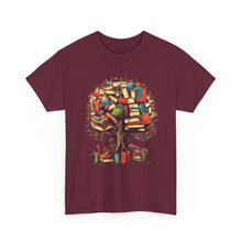 Book Tree T-Shirt – Literary Tree of Books Graphic Tee for Book Lovers