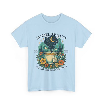 Suriel Tea Co. Vintage Tea Cup T-Shirt  Graphic Tee