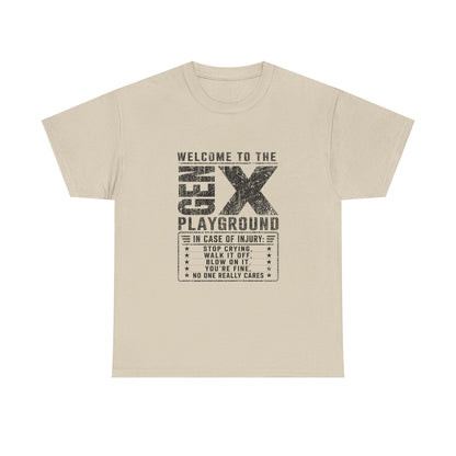 T-Shirt — 'Welcome to the Gen X Playground' Graphic Tee
