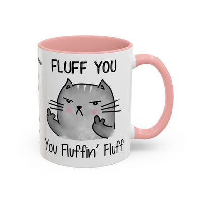 Customizable Fluff You - Accent Coffee Mug (11, 15oz)