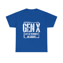 Gen X Tee — "Gen X: Lots of Memories, No Evidence" Vintage Retro Shirt