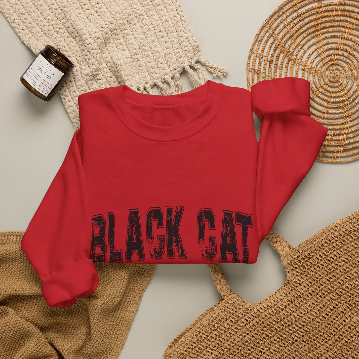 Black Cat Energy Crewneck Sweatshirt
