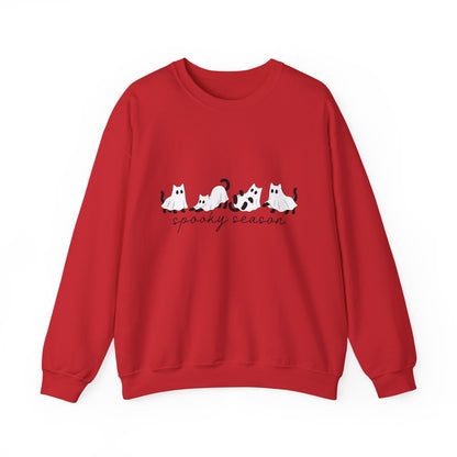 Spooky Season Cats Crewneck Sweatshirt
