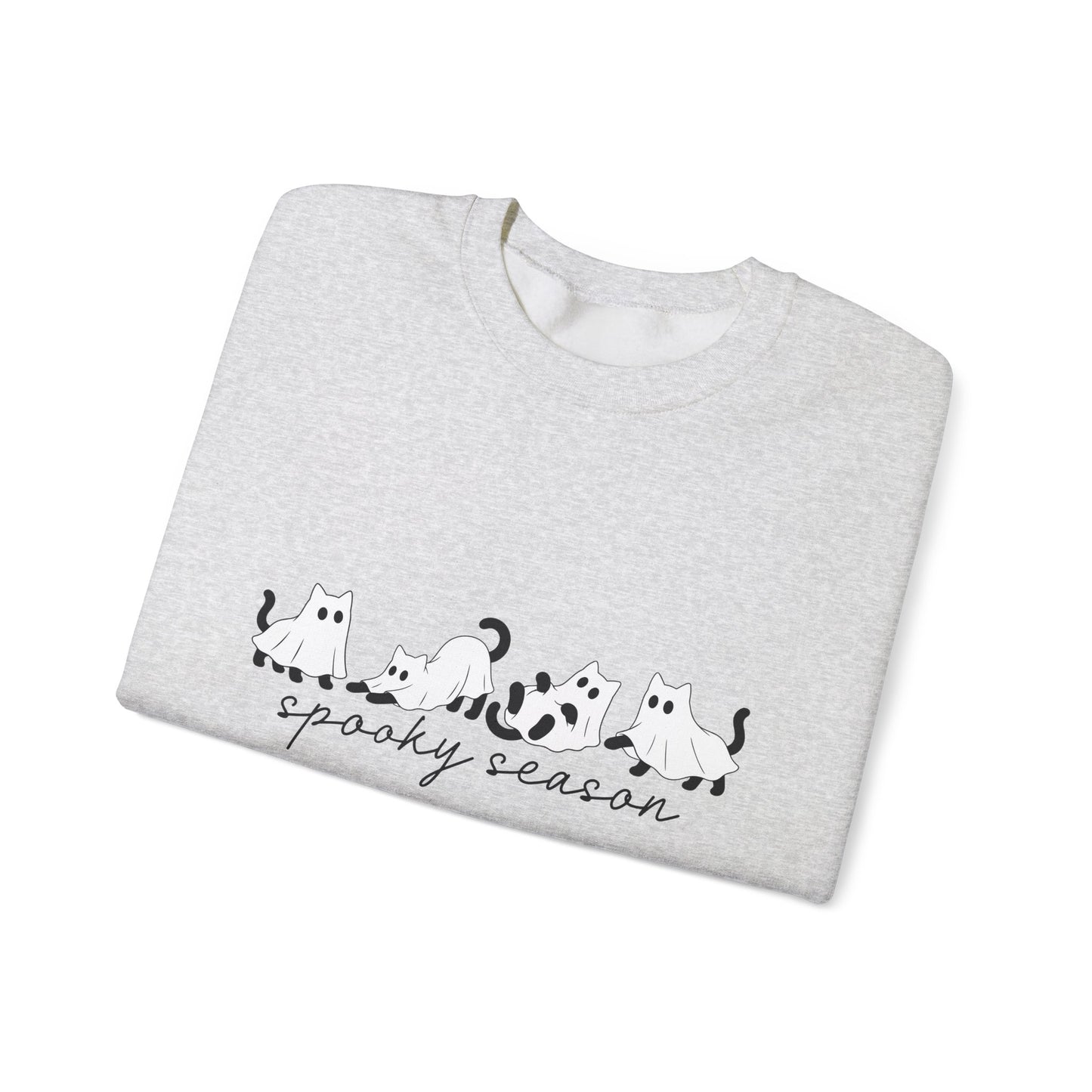 Spooky Season Cats Crewneck Sweatshirt