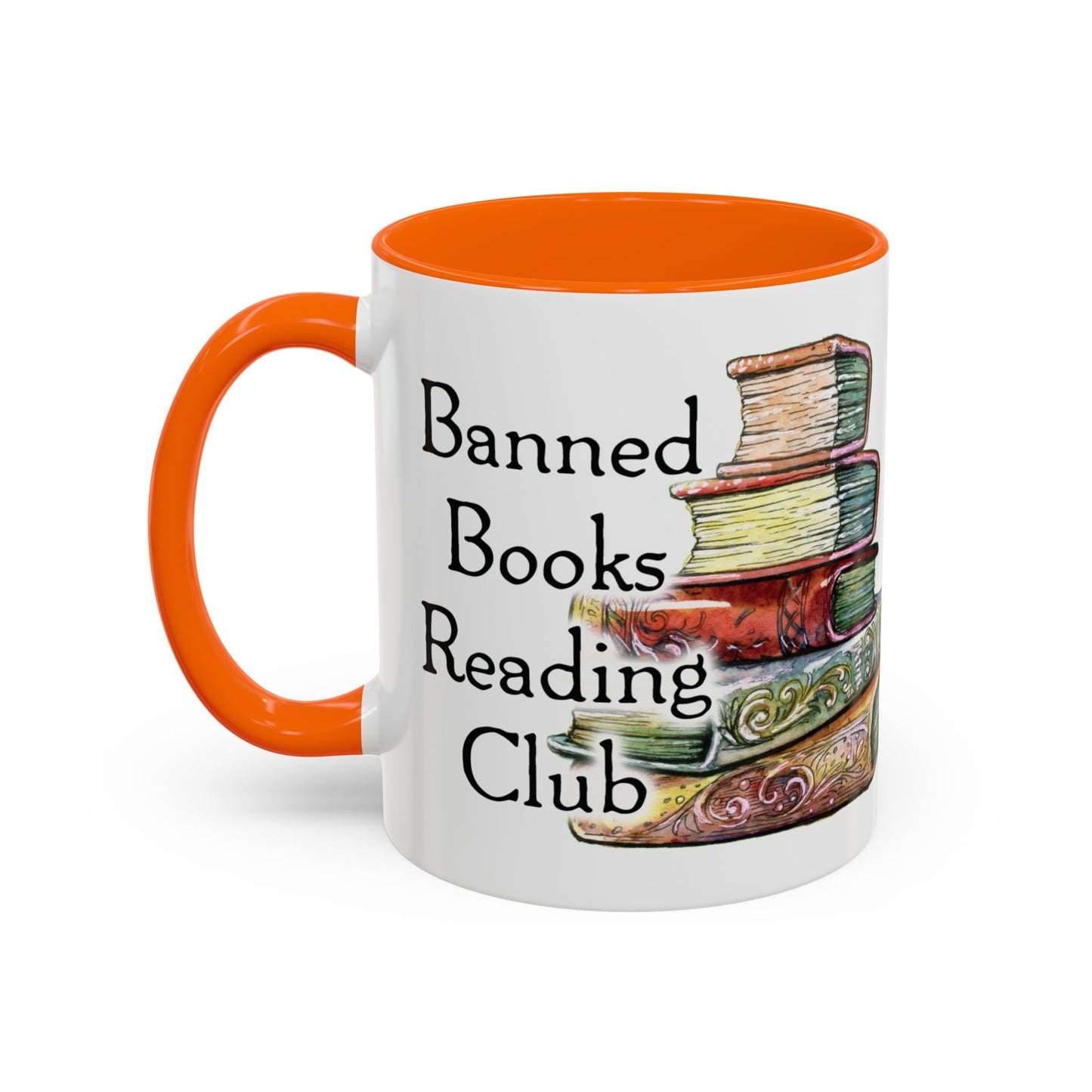 Banned Books Reading Club - Accent Coffee Mug (11, 15oz)
