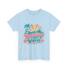 Happiness Comes in Waves T-Shirt — Beachy Summer Graphic Tee