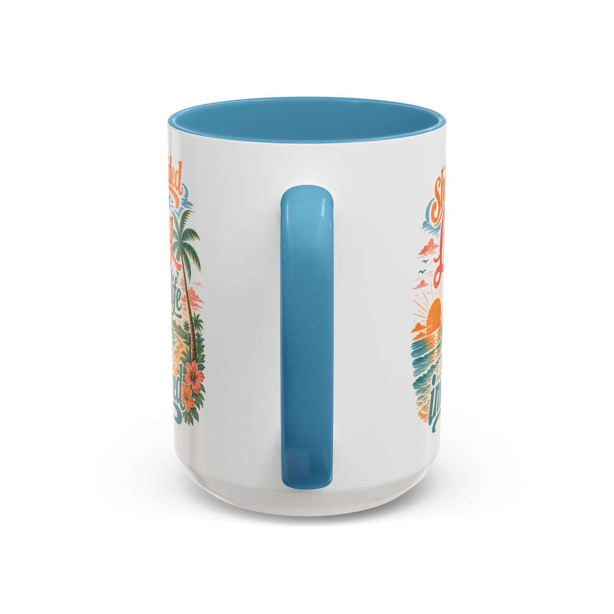 *Customizable* Living the Life Coffee Mug — "She Decided to Start Living the Life She Had Imagined"