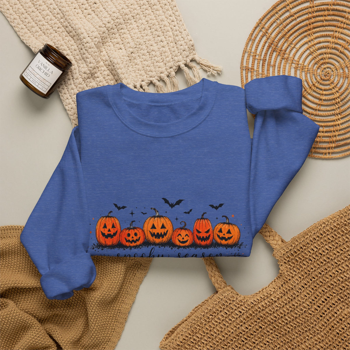 Spooky Season Pumpkin Crewneck Sweatshirt