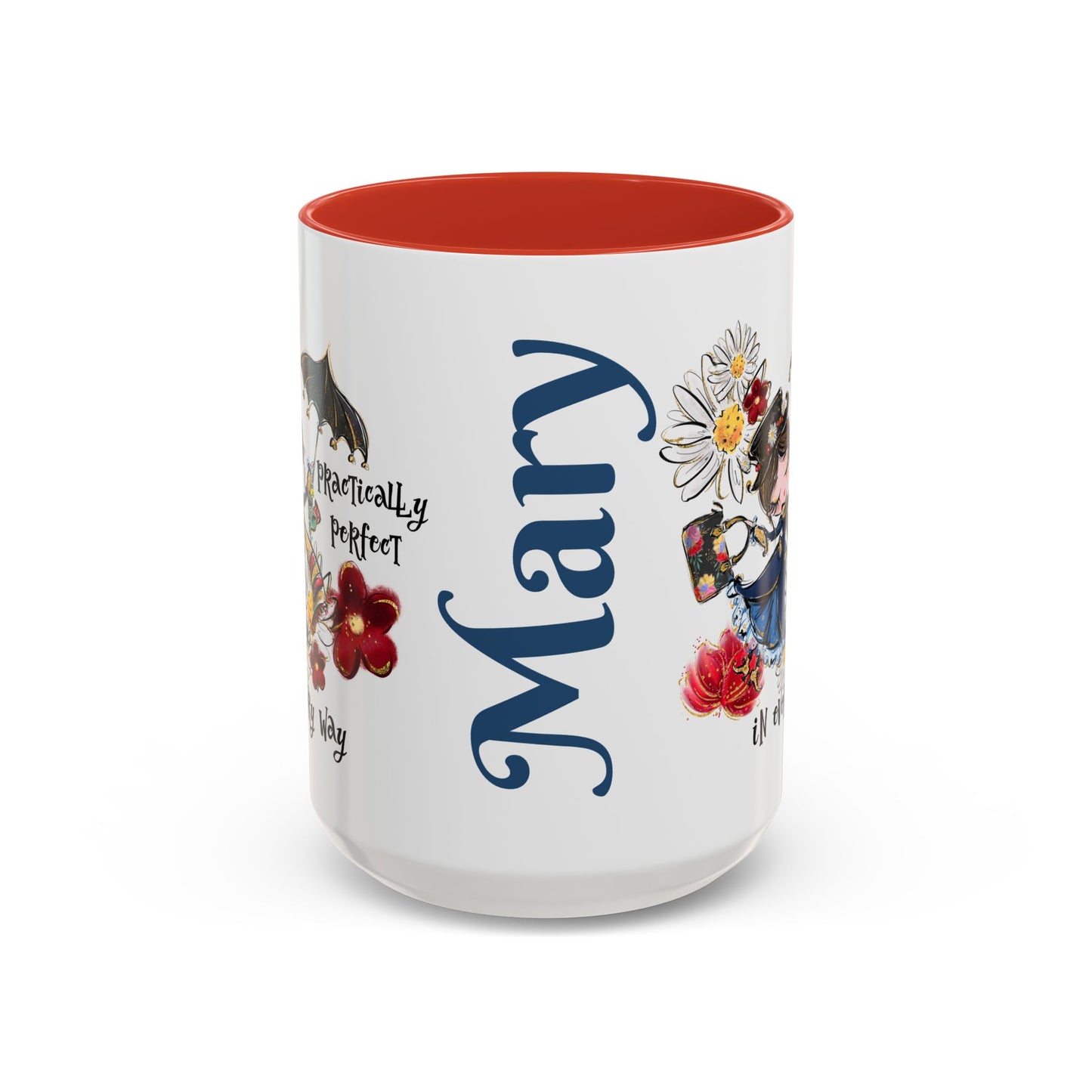 Accent Coffee Mug — 'Practically Perfect in Every Way'