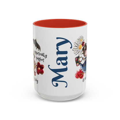 Accent Coffee Mug — 'Practically Perfect in Every Way'