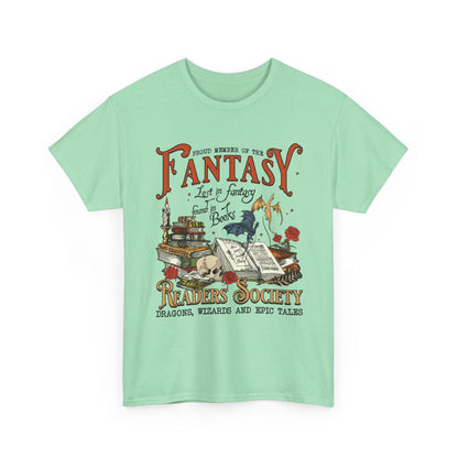 Fantasy Reader Society T-Shirt Booklover Tee