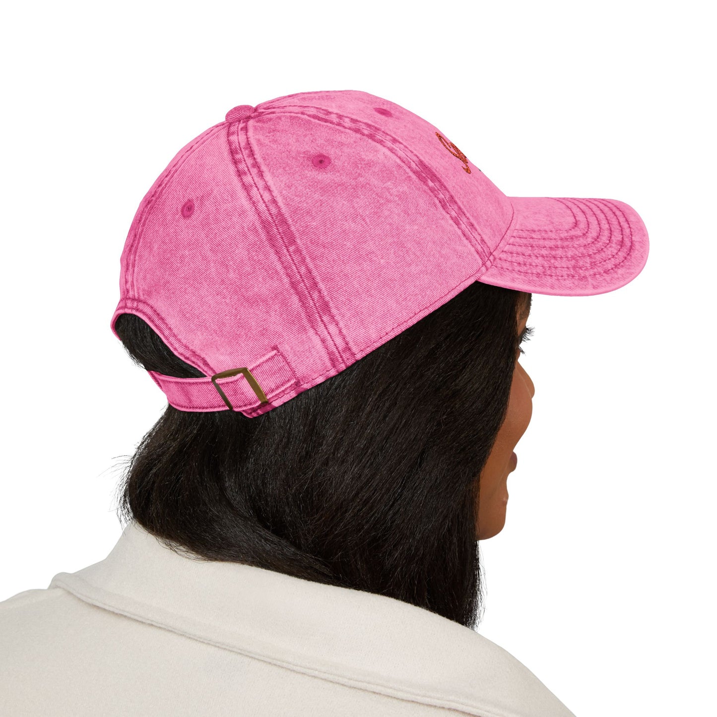 Vintage Embroidered Baseball Cap — "Secret Beach" Palm Logo