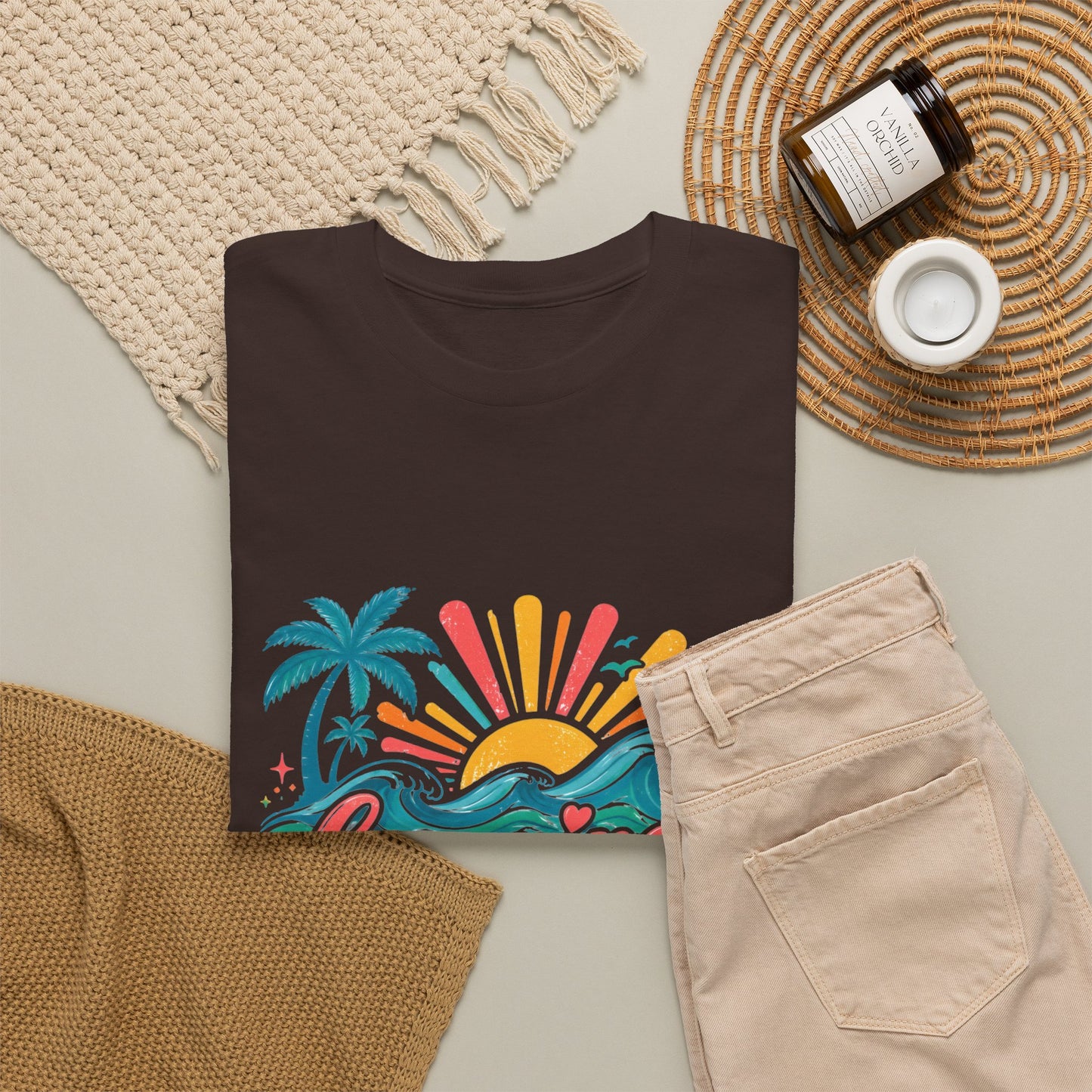 Happiness Comes in Waves T-Shirt — Beachy Summer Graphic Tee