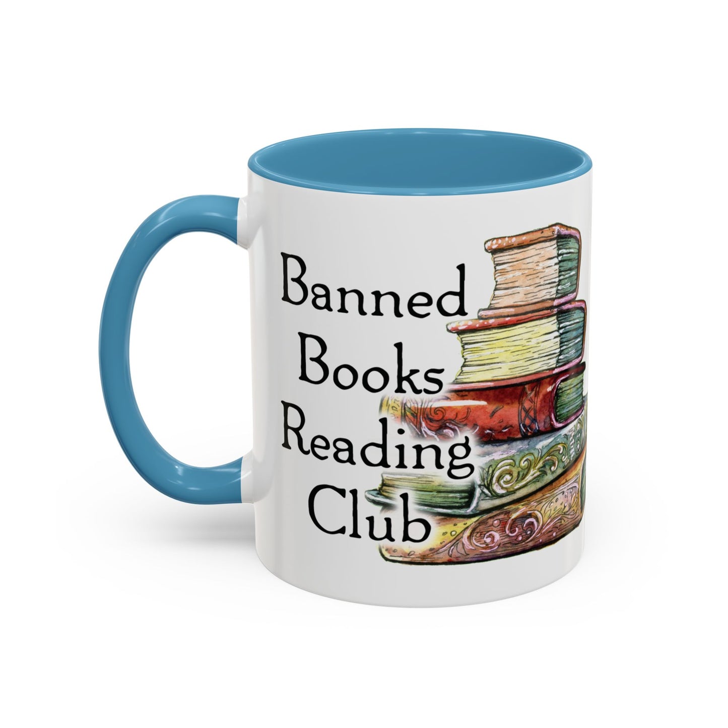 Banned Books Reading Club - Accent Coffee Mug (11, 15oz)