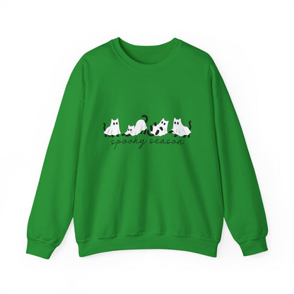 Spooky Season Cats Crewneck Sweatshirt
