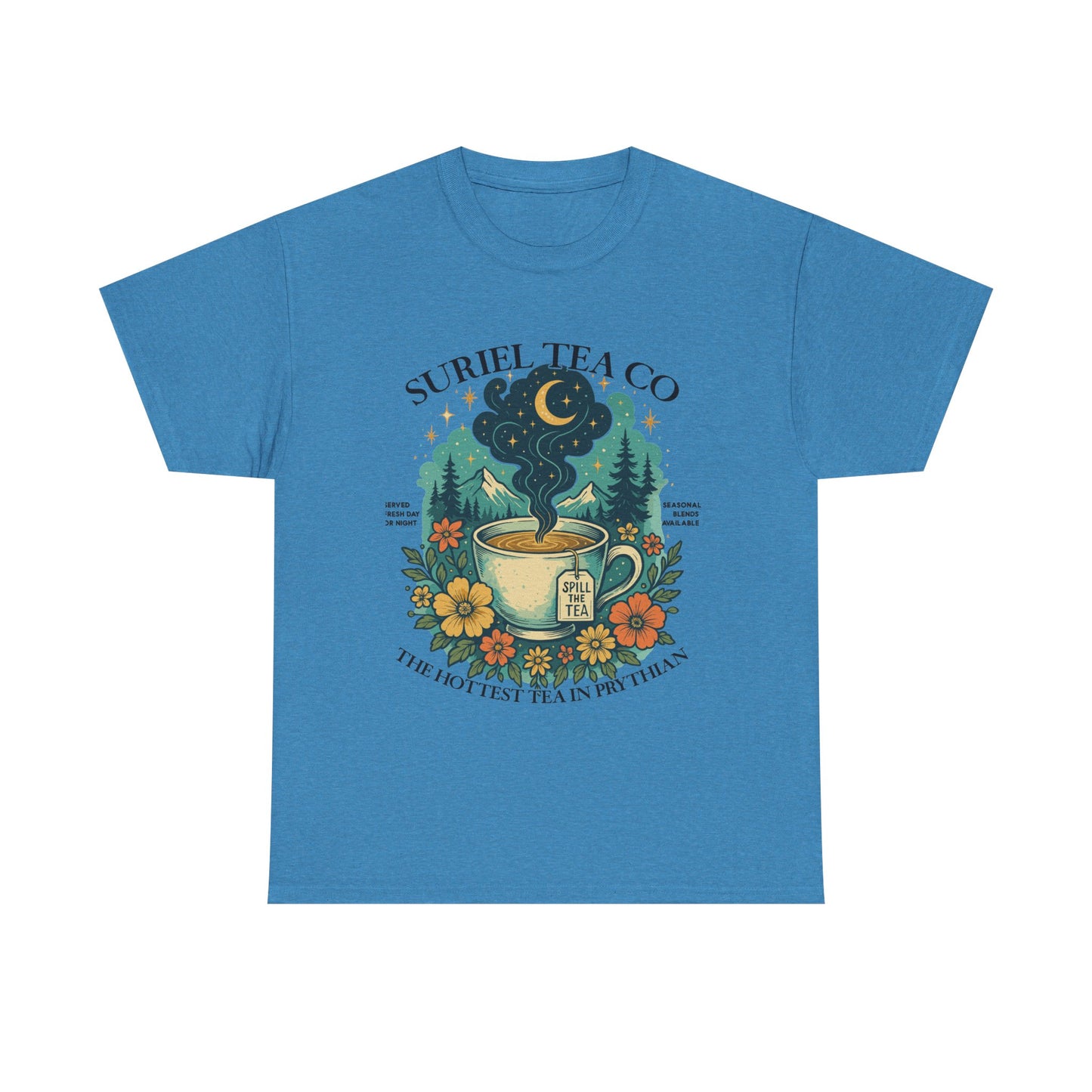 Suriel Tea Co. Vintage Tea Cup T-Shirt  Graphic Tee