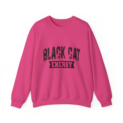 Black Cat Energy Crewneck Sweatshirt