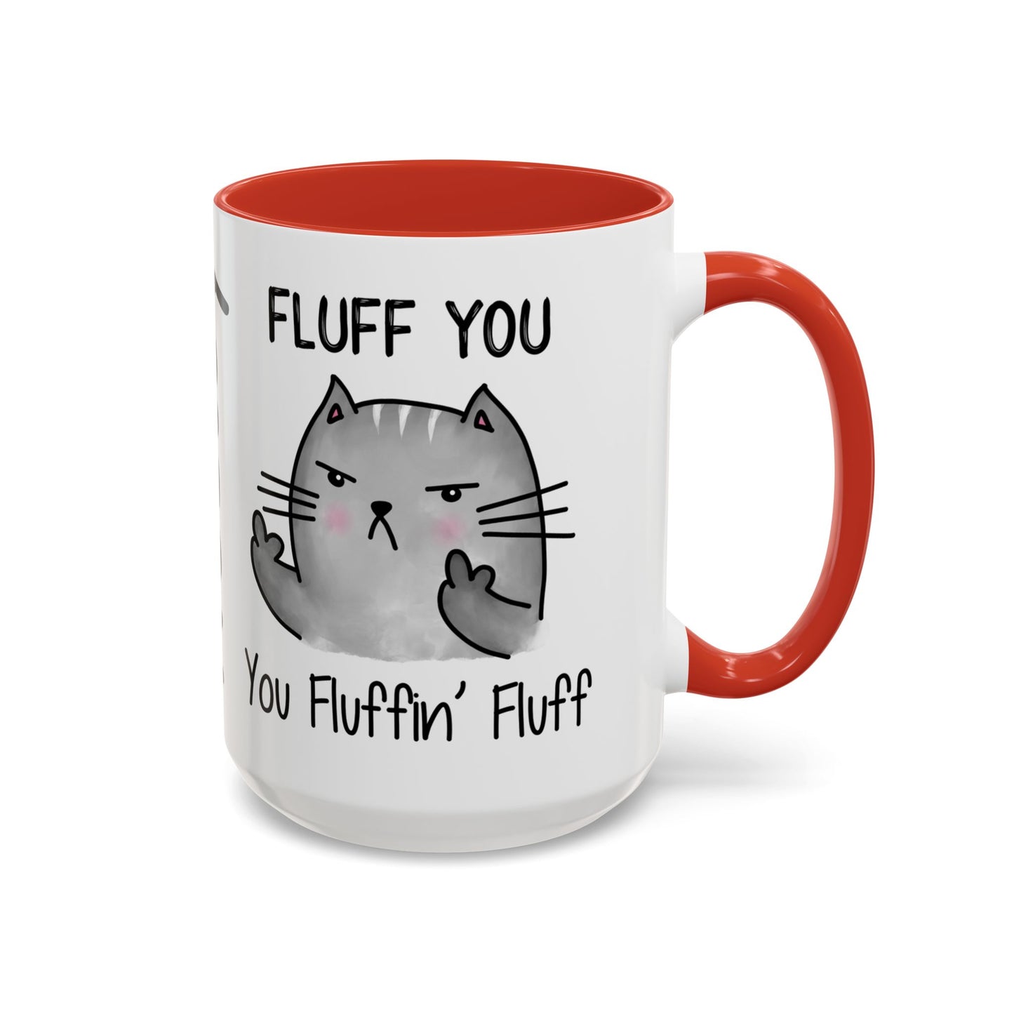 Customizable Fluff You - Accent Coffee Mug (11, 15oz)