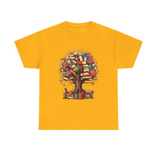 Book Tree T-Shirt – Literary Tree of Books Graphic Tee for Book Lovers