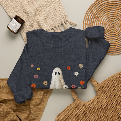 Ghost in Wildflowers Crewneck Sweatshirt