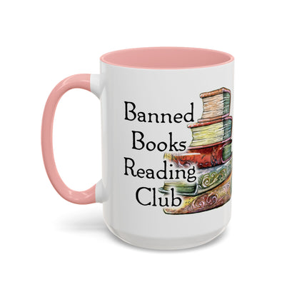 Banned Books Reading Club - Accent Coffee Mug (11, 15oz)