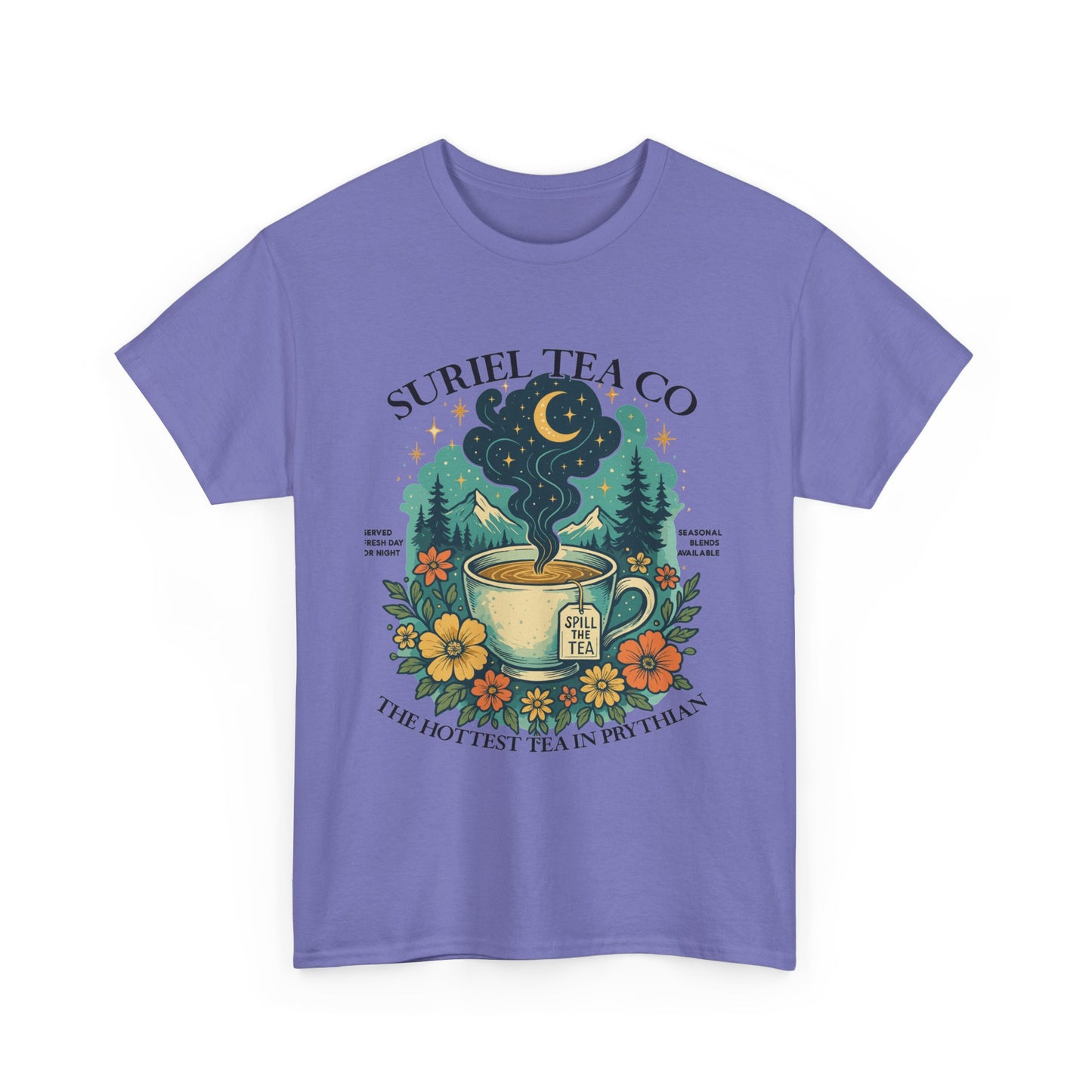 Suriel Tea Co. Vintage Tea Cup T-Shirt  Graphic Tee