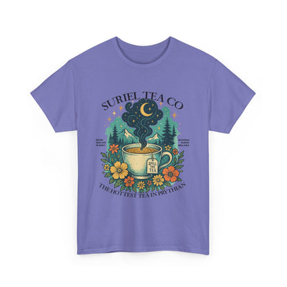 Suriel Tea Co. Vintage Tea Cup T-Shirt  Graphic Tee