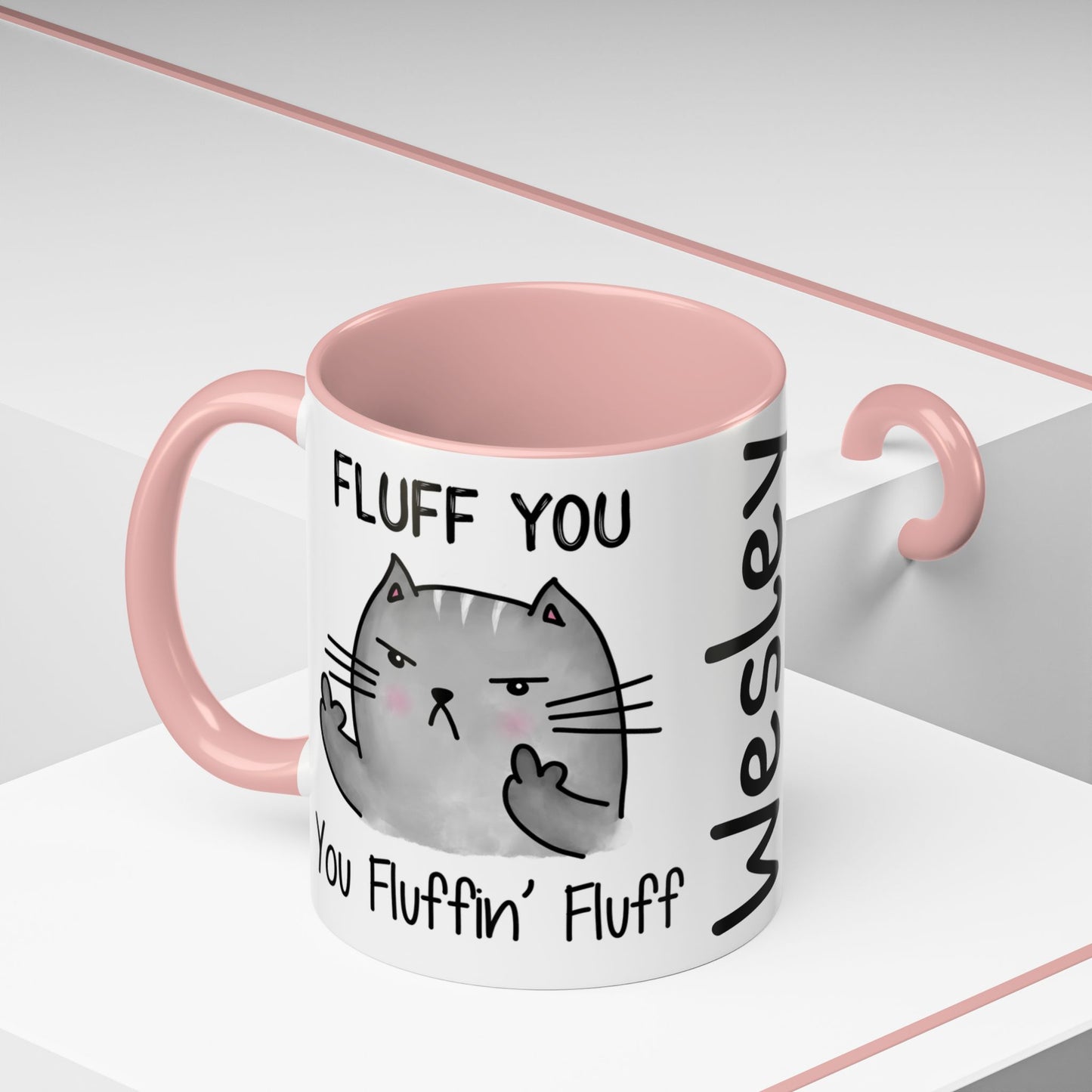 Customizable Fluff You - Accent Coffee Mug (11, 15oz)