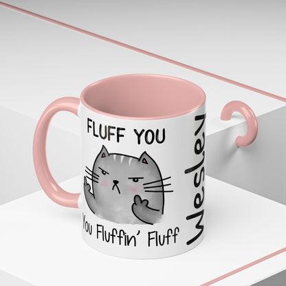 Customizable Fluff You - Accent Coffee Mug (11, 15oz)