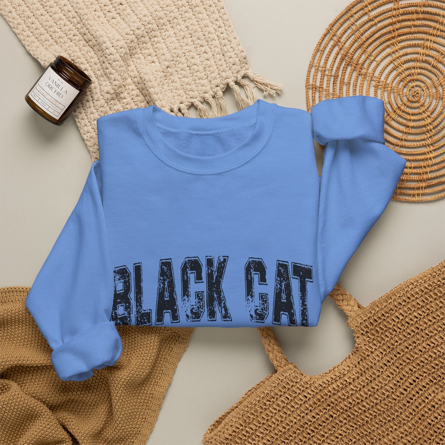 Black Cat Energy Crewneck Sweatshirt