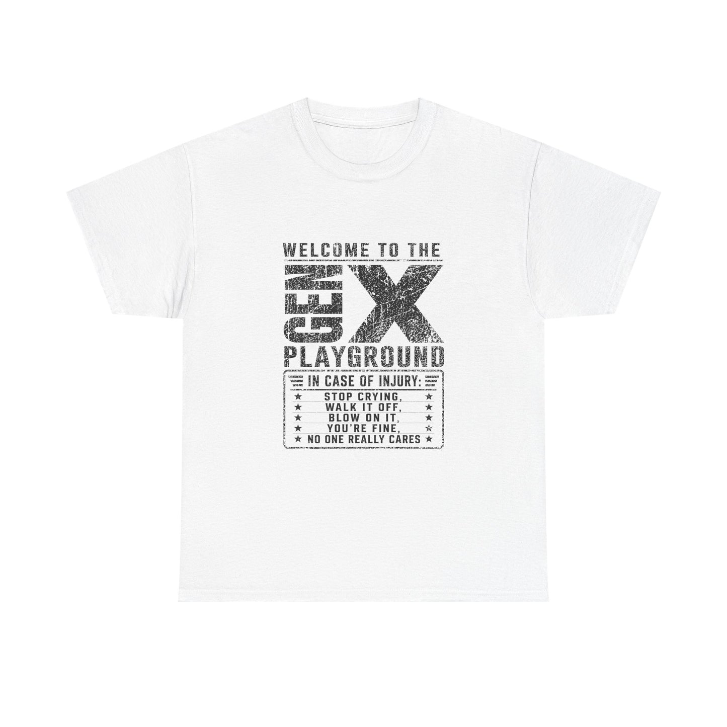 T-Shirt — 'Welcome to the Gen X Playground' Graphic Tee