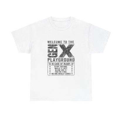 T-Shirt — 'Welcome to the Gen X Playground' Graphic Tee