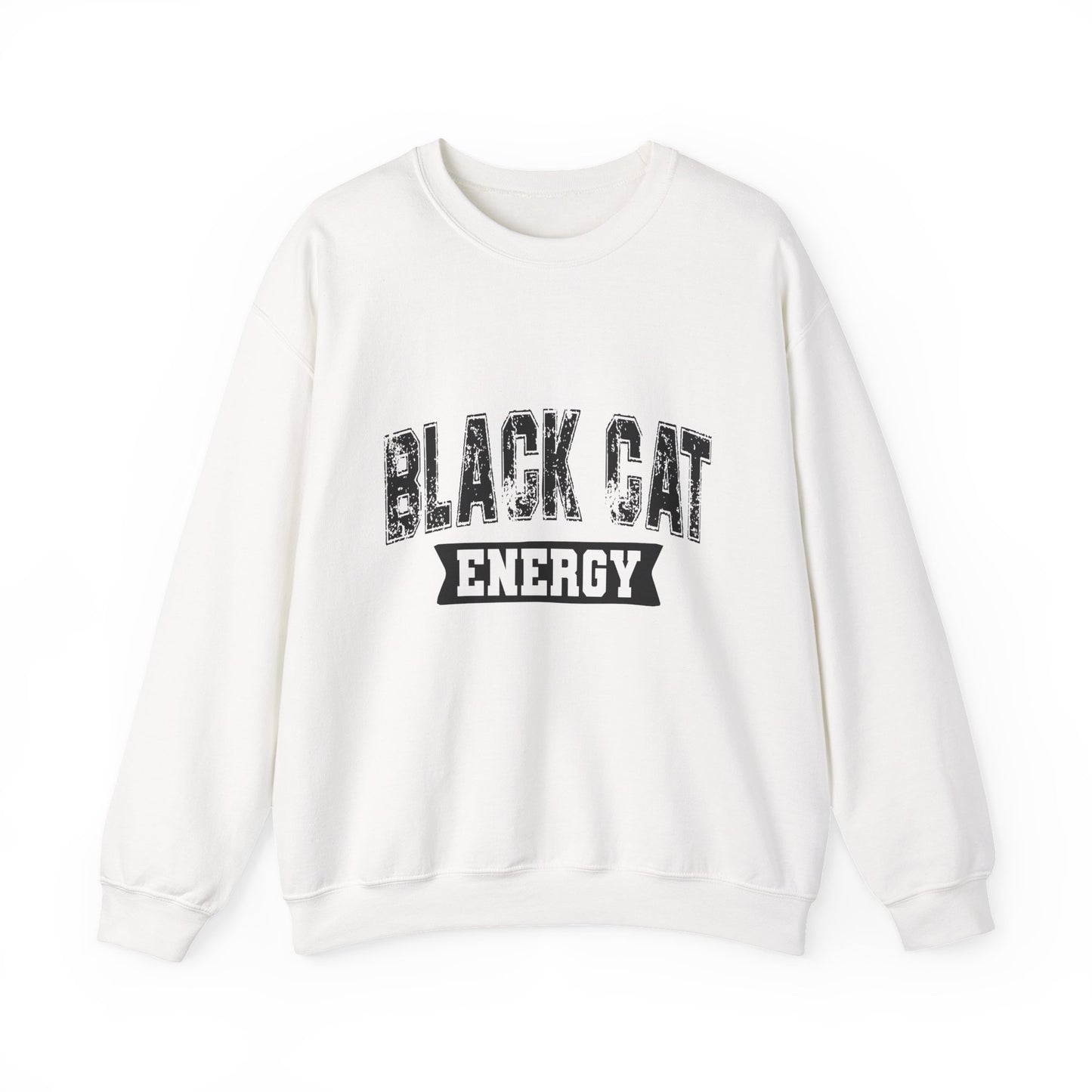 Black Cat Energy Crewneck Sweatshirt