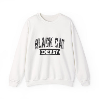 Black Cat Energy Crewneck Sweatshirt