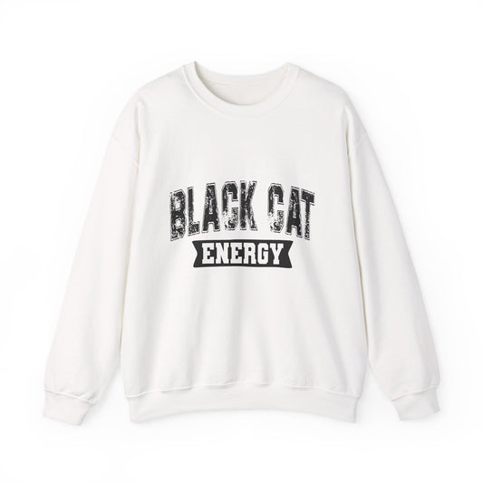 Black Cat Energy Crewneck Sweatshirt