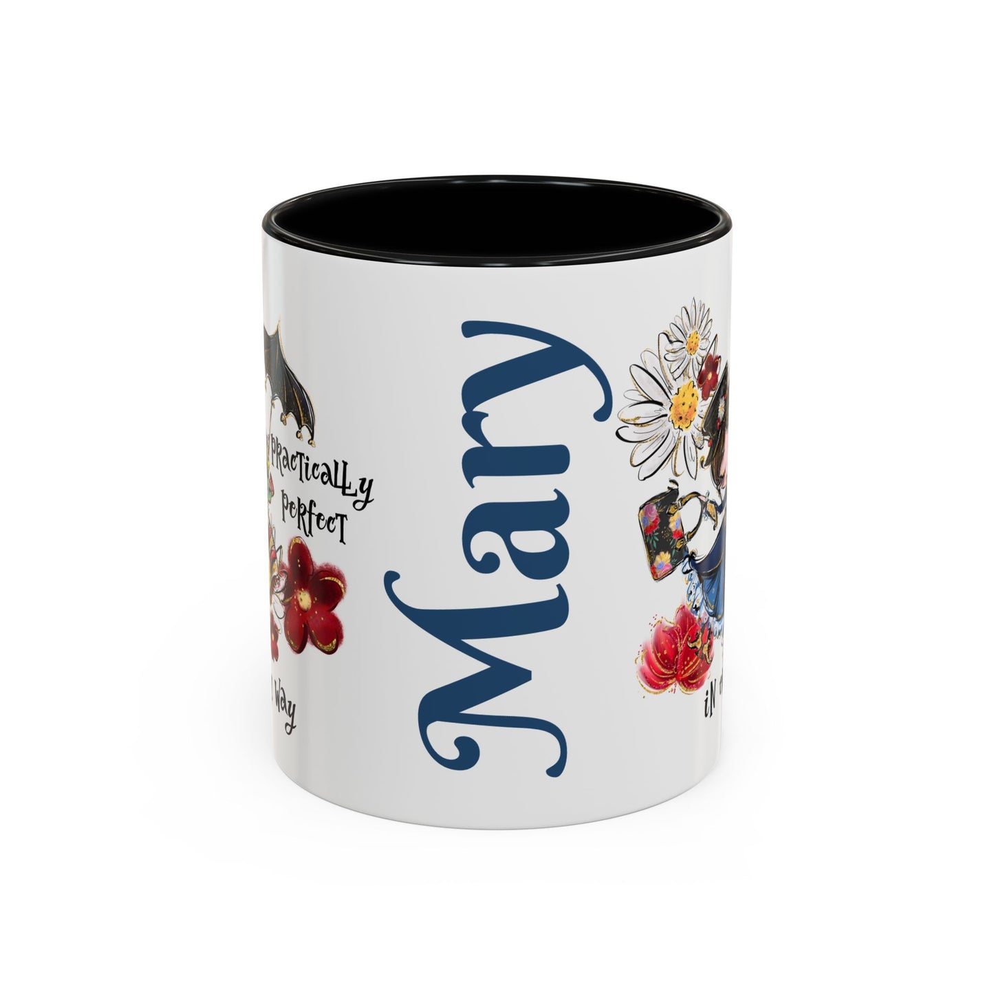 Accent Coffee Mug — 'Practically Perfect in Every Way'