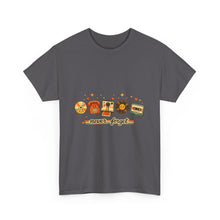 Retro Music Tee — "Never Forget" Vinyl, Cassette & CD Throwback Shirt