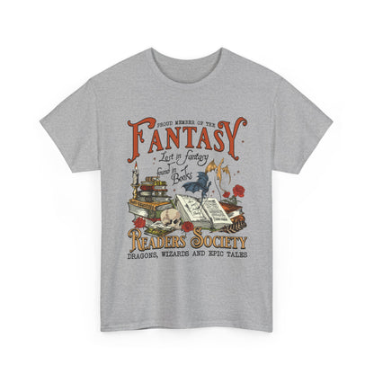 Fantasy Reader Society T-Shirt Booklover Tee