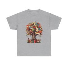 Book Tree T-Shirt – Literary Tree of Books Graphic Tee for Book Lovers