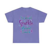 Sparkle Whenever Possible Tee  - Inspirational Graphic T-Shirt