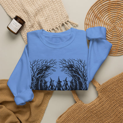 Witch Circle Crewneck Sweatshirt — "God Forbid Women Have Hobbies" Graphic