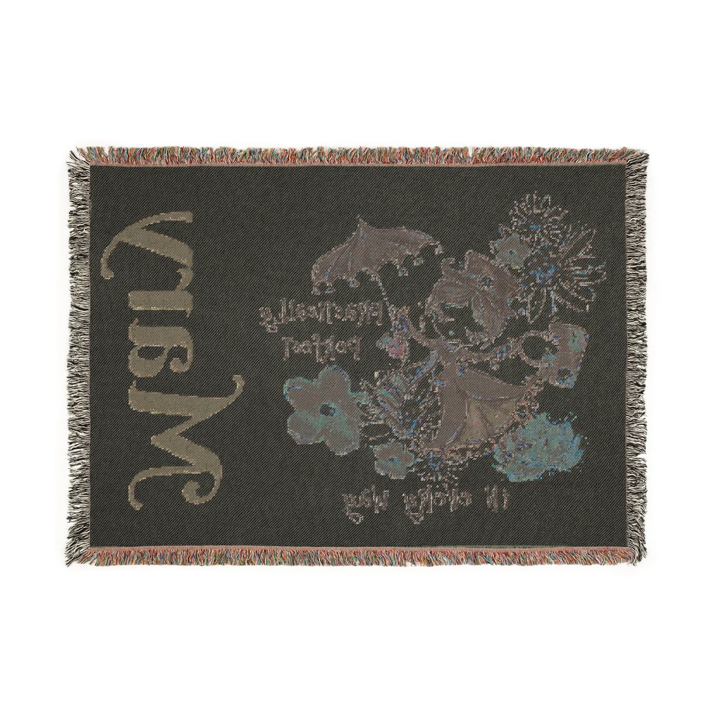 Personalized Woven Name Blanket: Practically Perfect in Every Way Cute Design