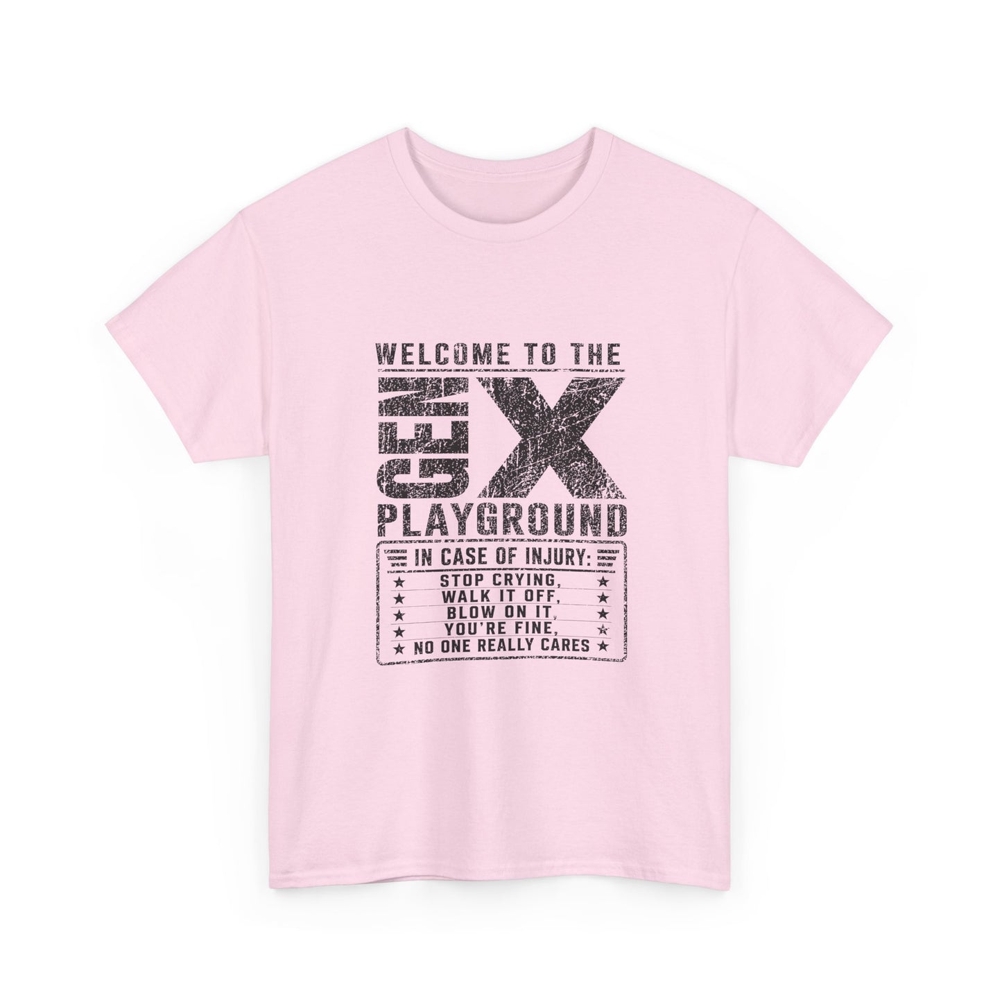 T-Shirt — 'Welcome to the Gen X Playground' Graphic Tee