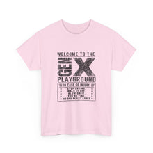 T-Shirt — 'Welcome to the Gen X Playground' Graphic Tee