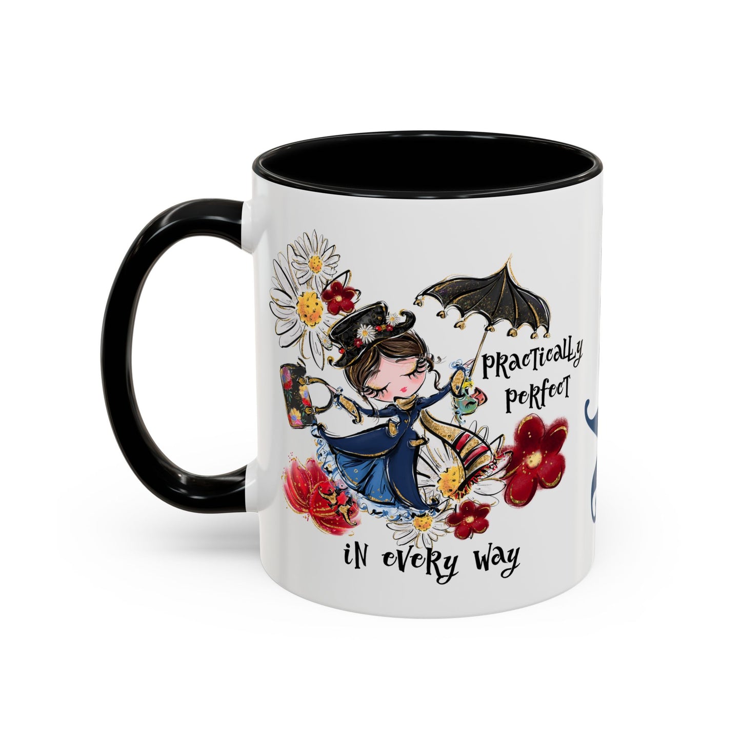 Accent Coffee Mug — 'Practically Perfect in Every Way'
