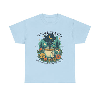 Suriel Tea Co. Vintage Tea Cup T-Shirt  Graphic Tee